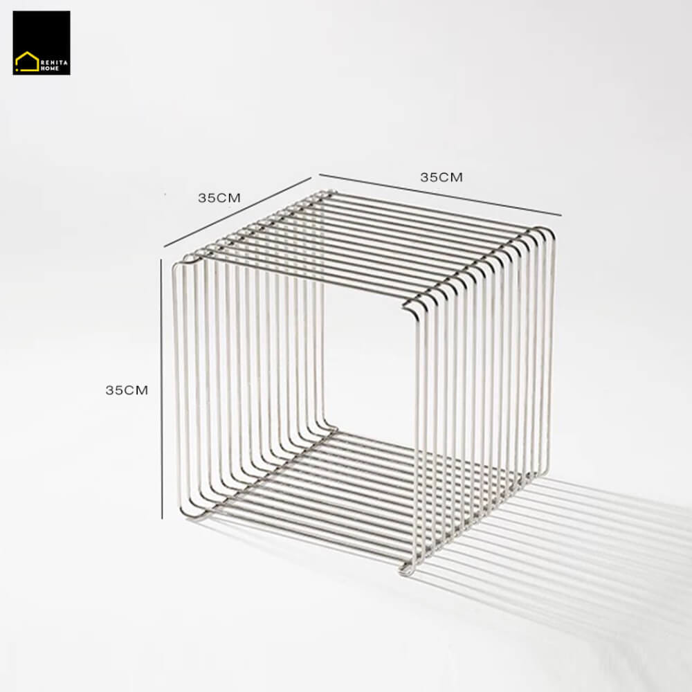 โต๊ะข้าง RENITA HOME รุ่น ADDY ขนาด 35X35X35 ซม. เหล็กอบสี สไตล์โมเดิร์น_7